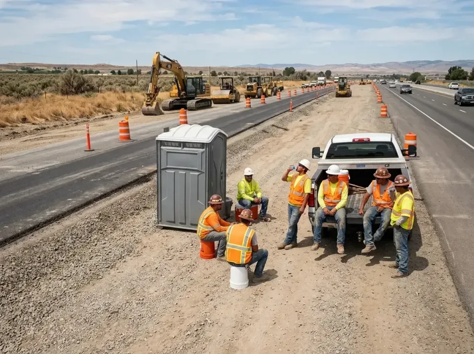 highway-road-construction-crew-007 — frequently asked questions, Porta Potty and Restroom Rentals in Ellis, KS